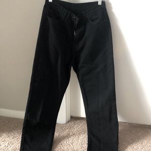 Shein Black High Rise Mom Jeans